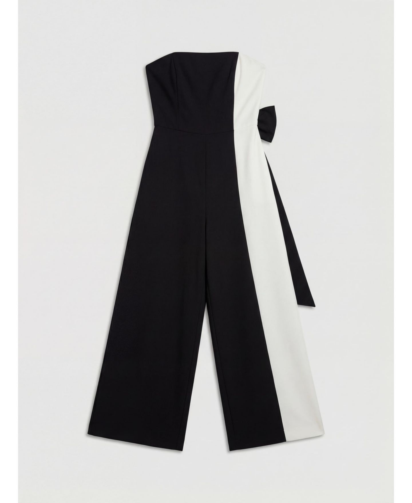 Женский комбинезон Karen Millen Soft Tailored Bandeau Jumpsuit, цвет: Mono — фото 6