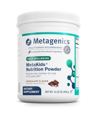MetaKids Nutrition Powder Kids Multivitamin Powder with Prebiotics, DHA, Protein and Amino Acids Complete Protein 14.32 Ounce