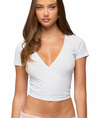 Women's Yilenah Wrap V Neck Top