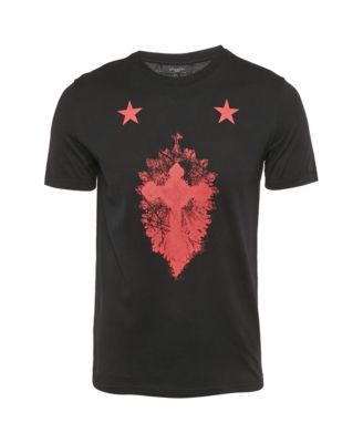 Men's Cross Print Jersey Crewneck T-Shirt