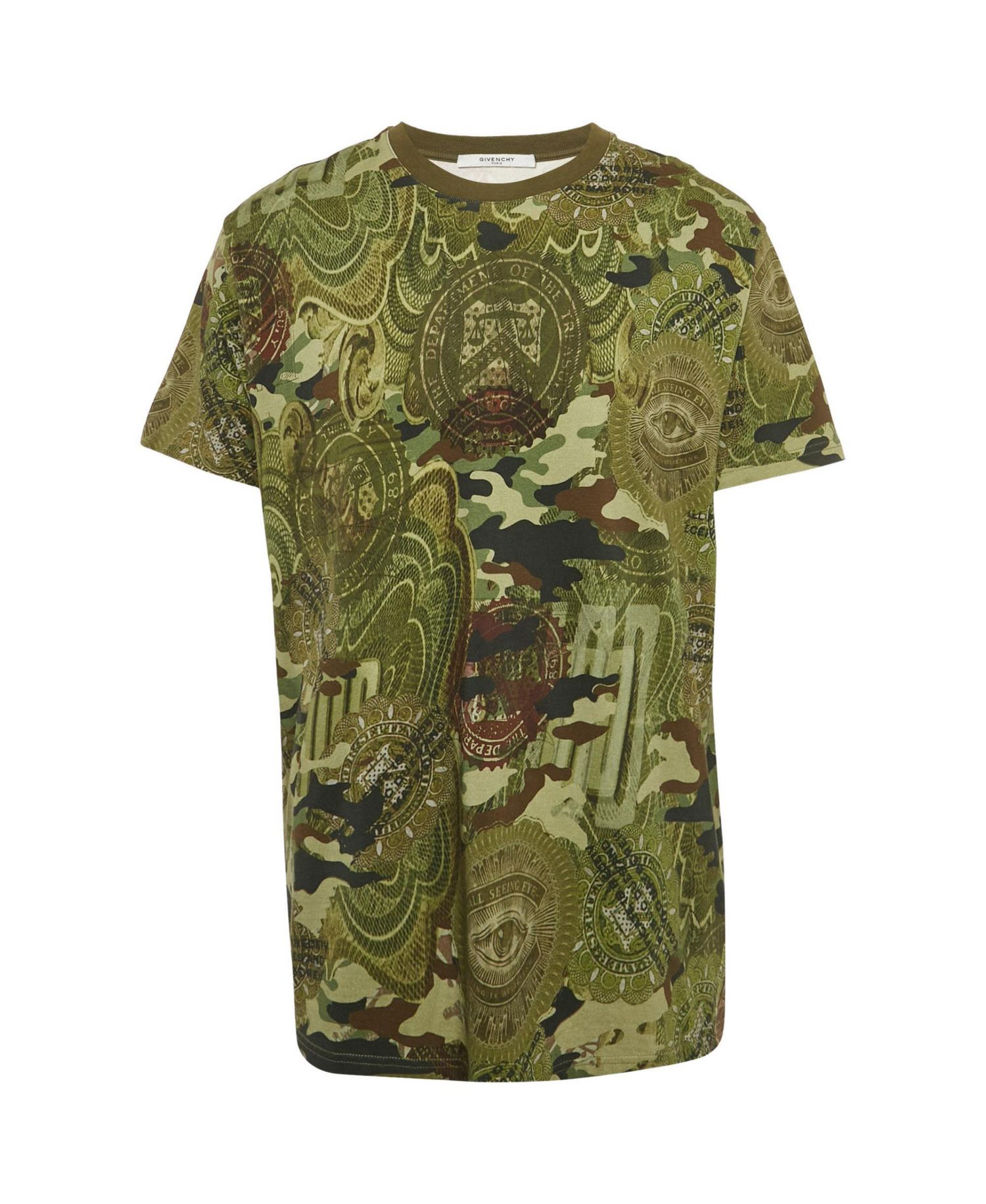 Men's Camouflage Print Jersey T-Shirt