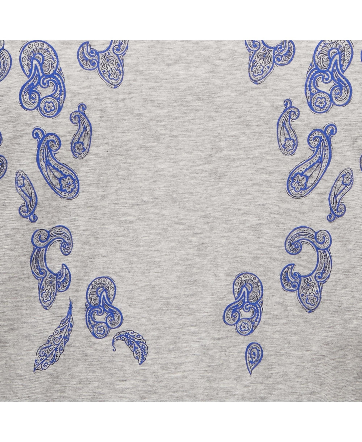 Pre-Owned Roberto Cavalli Men's Paisley Print Jersey Crew Neck T-Shirt