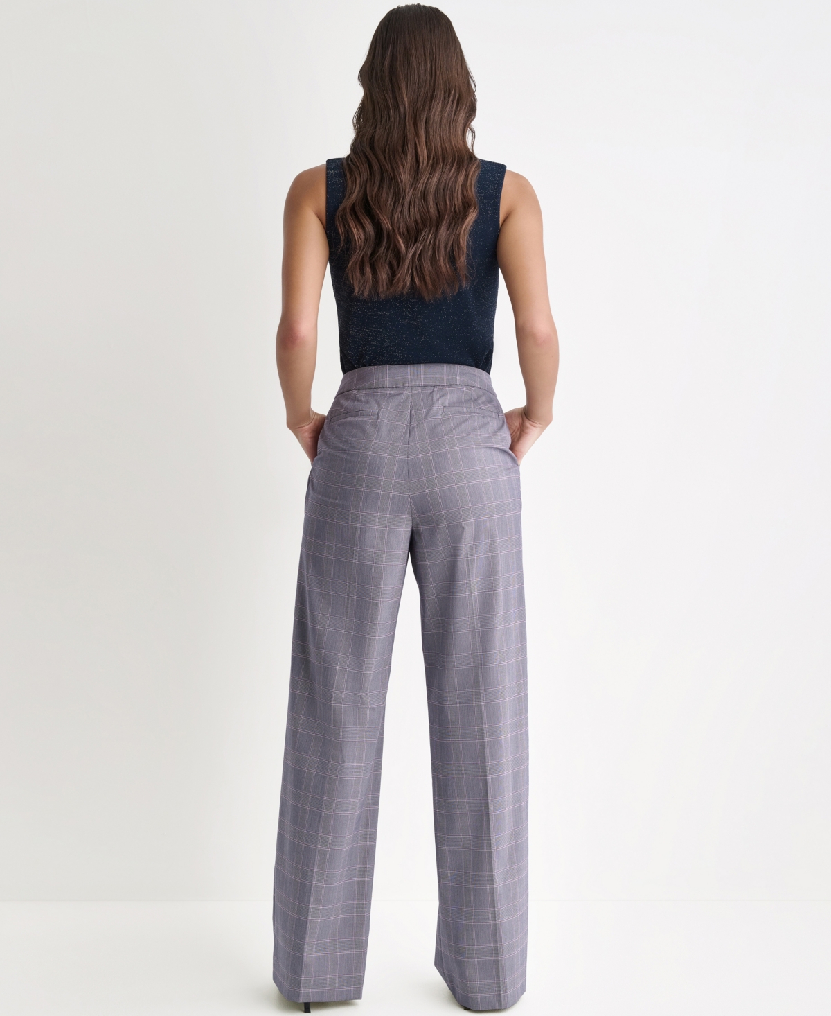 Bcbg Women's Pleated Wide-Leg Pants