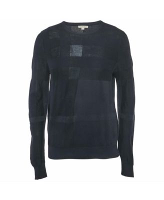 Men's Checks Cotton Knit Sweatshirt