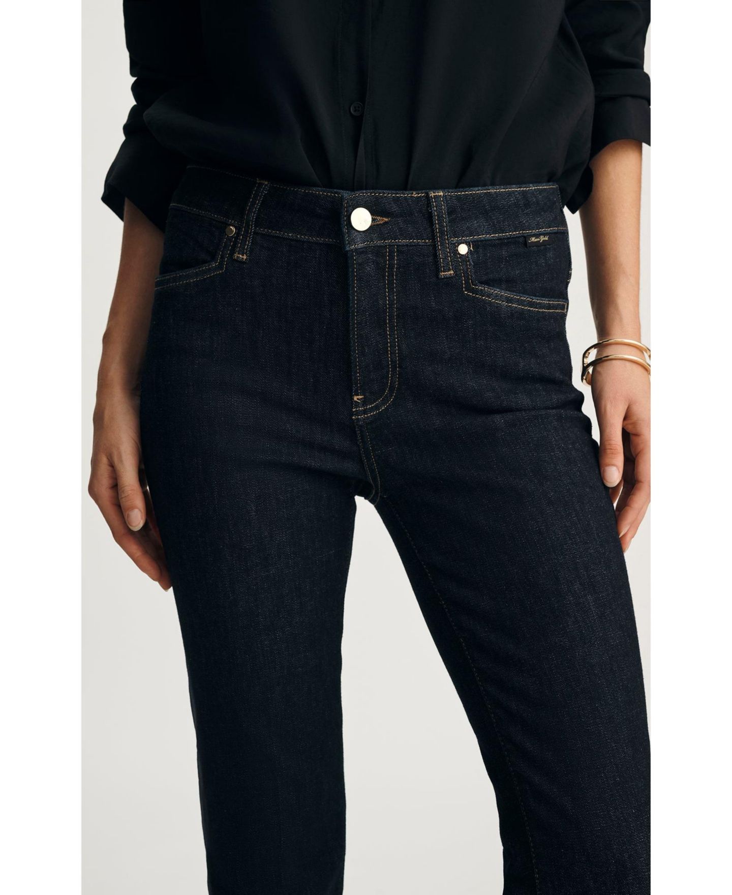 Женские джинсы Mavi Jeans Sydney High Rise Flare, цвет: Тёмный синий — фото 4