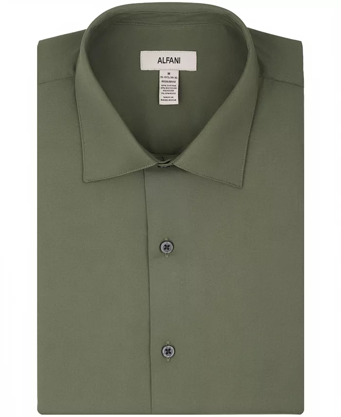 Men's Regular-Fit Solid Dress Shirt - thumbnail 7