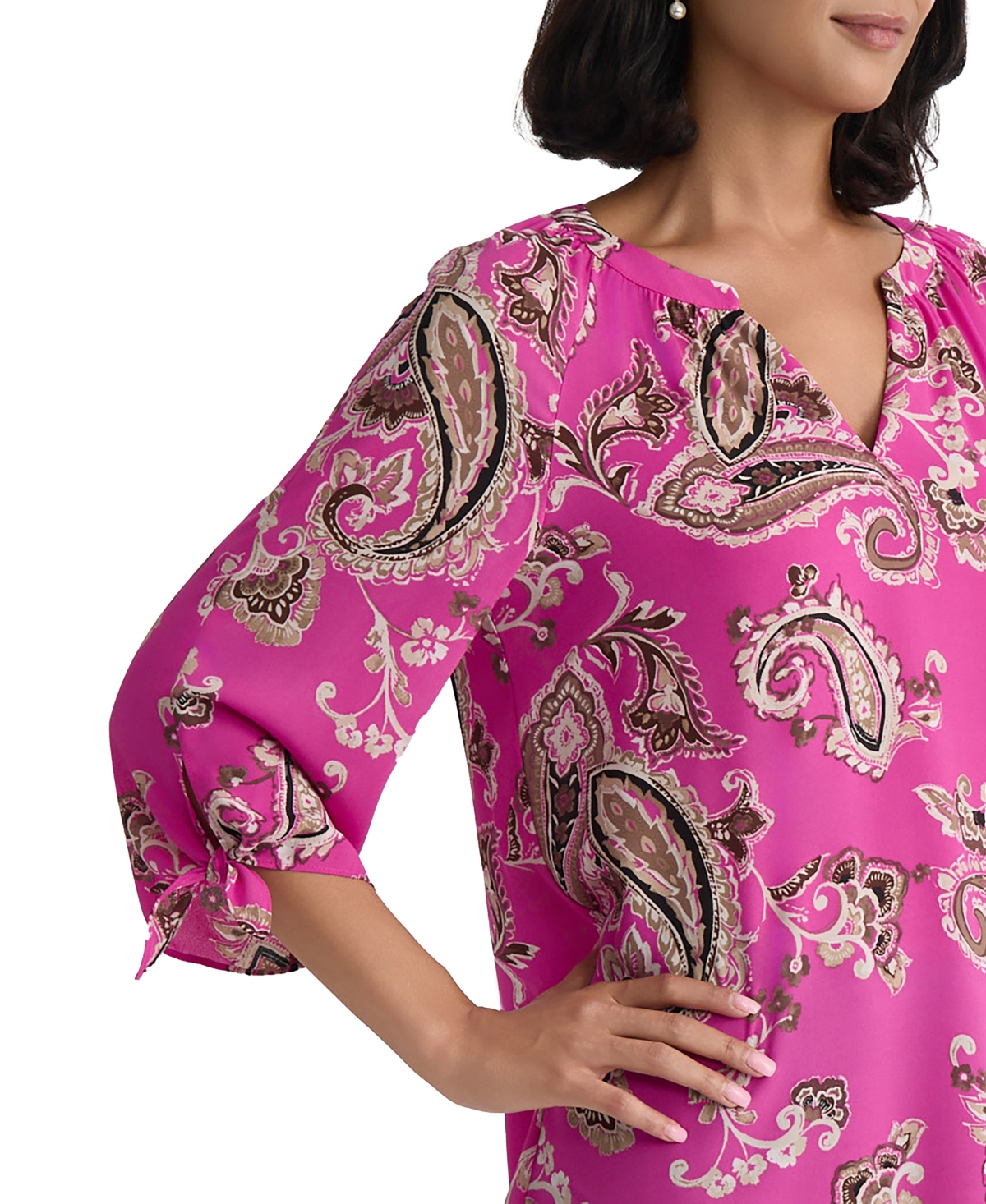 Jones New York Women's V-Neck Top