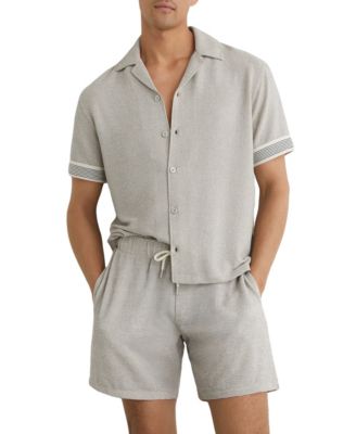 Men's Dornie Stripe Tape Printed Shirt