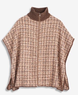Women's Space-Dyed Softy Zip-Up Topper