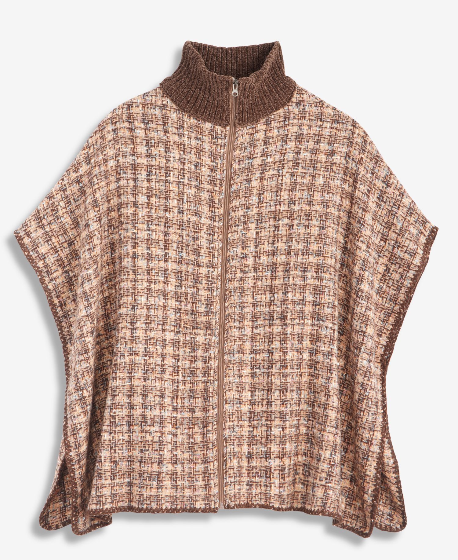 Women's Space-Dyed Softy Zip-Up Topper