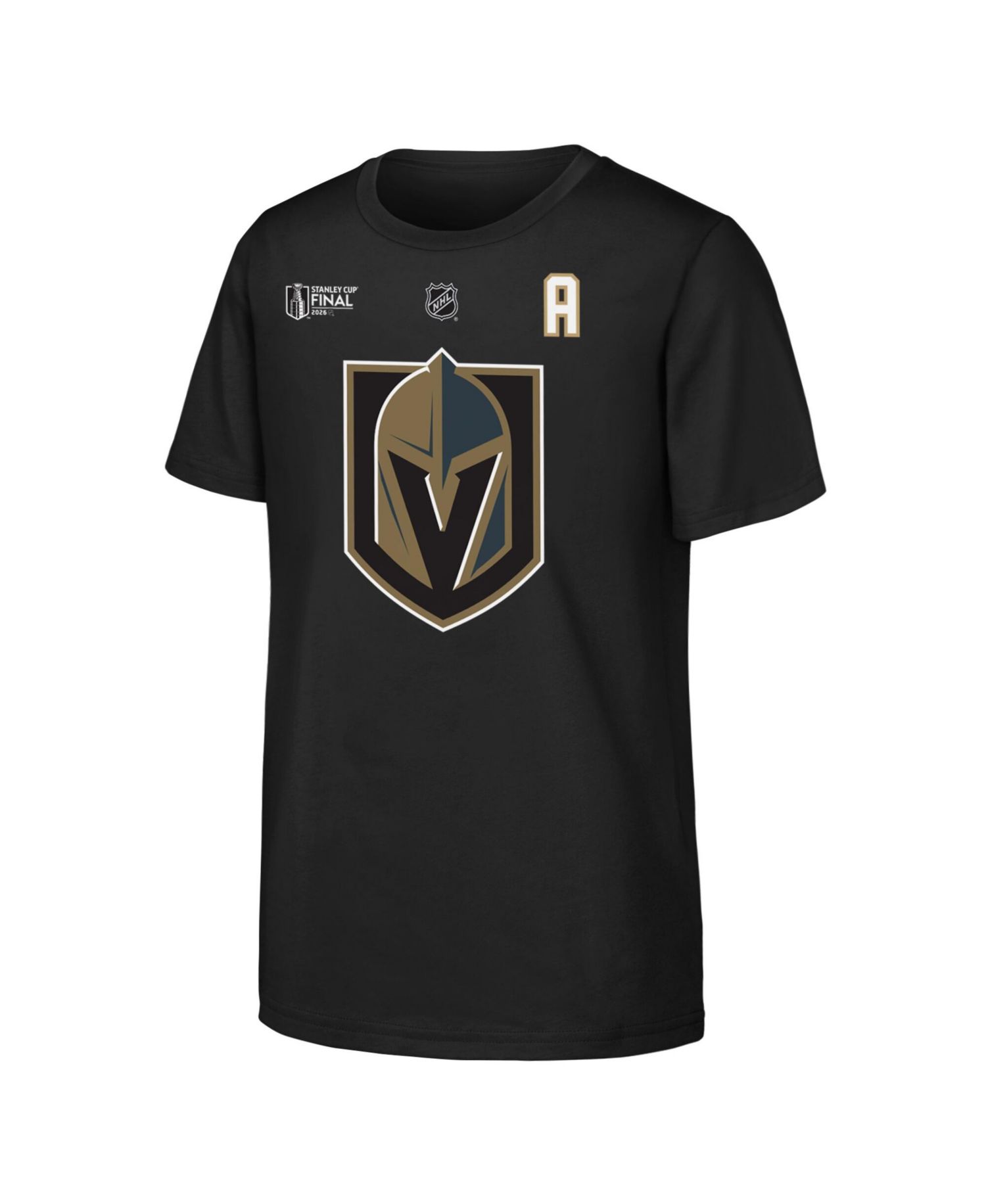 Big Boys and Girls Jack Eichel Black Vegas Golden Knights 2026 Stanley Cup Final Name & Number T-Shirt