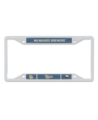 Milwaukee Brewers 2026 City Connect Laser Cut Metal License Plate Frame