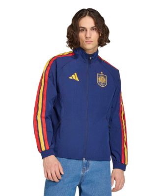 Men's Navy Spain National Team 2026 Home Full-Zip Game Day Anthem Jacket