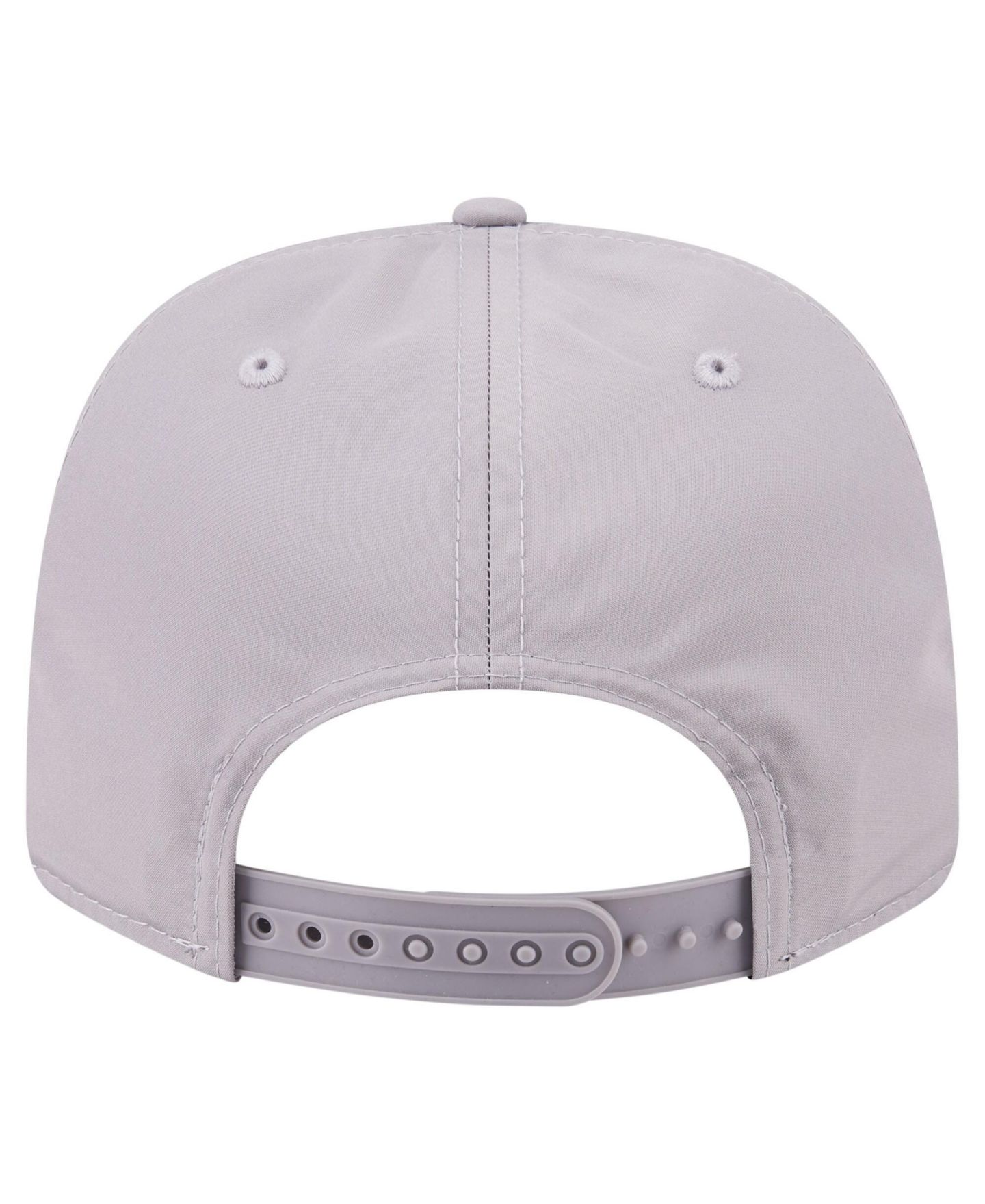 Мужская кепка New Era Gray Detroit Tigers Laser Perforated 9SEVENTY Adjustable Hat — фото 3