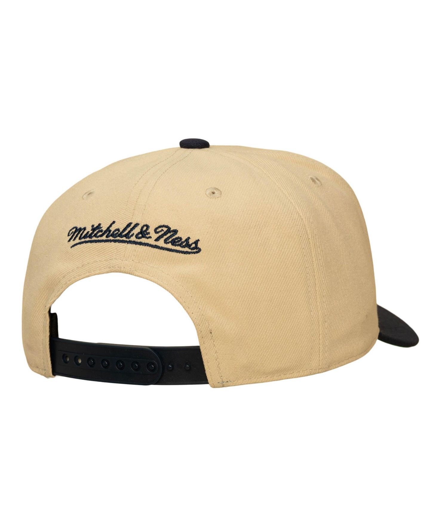 Кепка Mitchell & Ness Khaki/Navy Indiana Fever Pro Pinch Snapback Hat — фото 3
