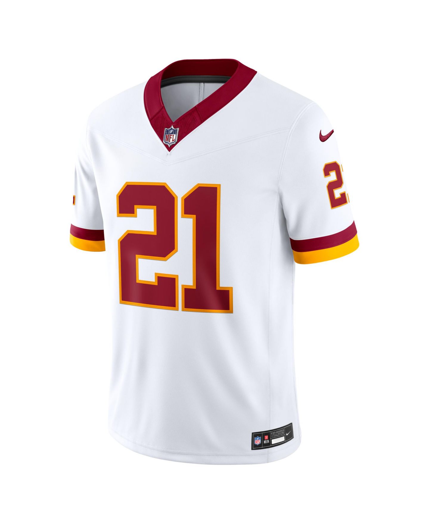 Мужской топ Nike Sean Taylor White Washington Commanders Vapor F.U.S.E. Stitched Retired Limited Jersey — фото 2