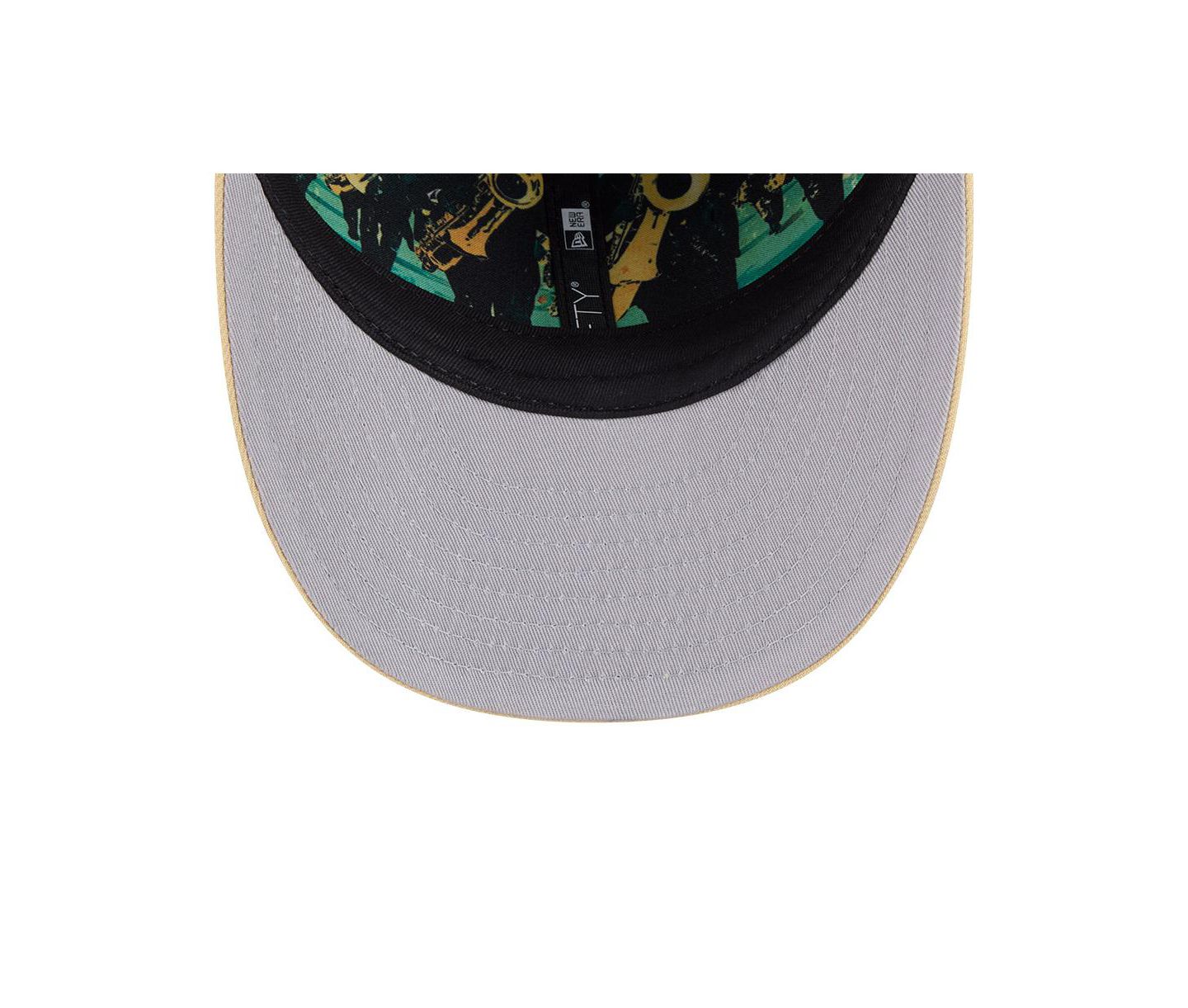 Детская кепка New Era Black/Gold New Orleans Saints 2026 NFL Draft Pre-Curved 9FIFTY Snapback Hat — фото 2