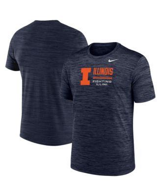 Men's Navy Illinois Fighting Illini Velocity Dri-FIT T-Shirt