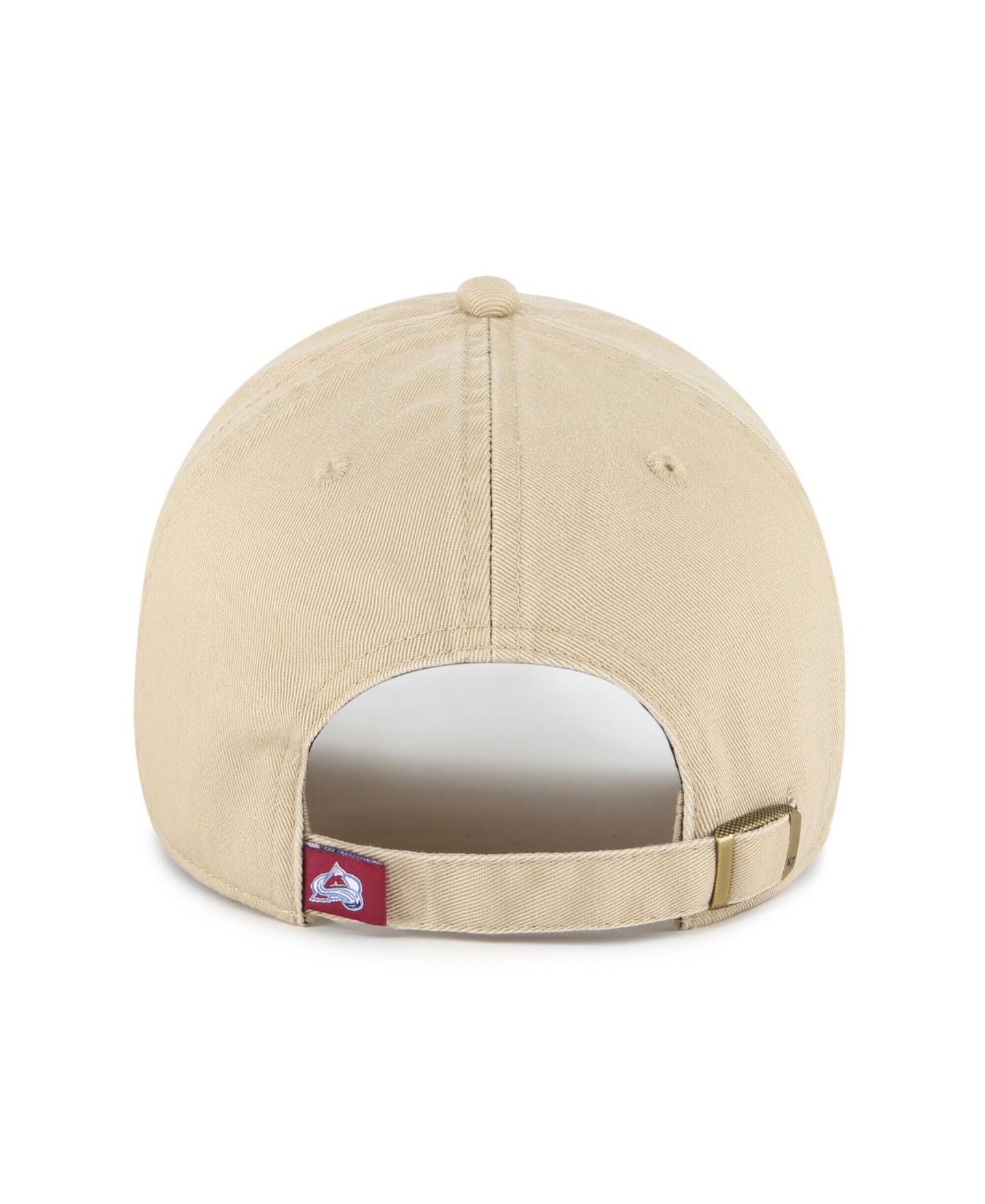 Мужская кепка '47 Brand Khaki Colorado Avalanche Logo Clean Up Adjustable Hat — фото 2