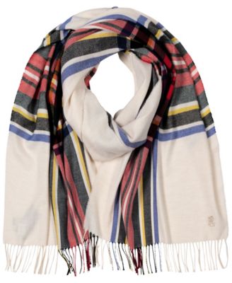 Exploded Plaid Merino Scarf