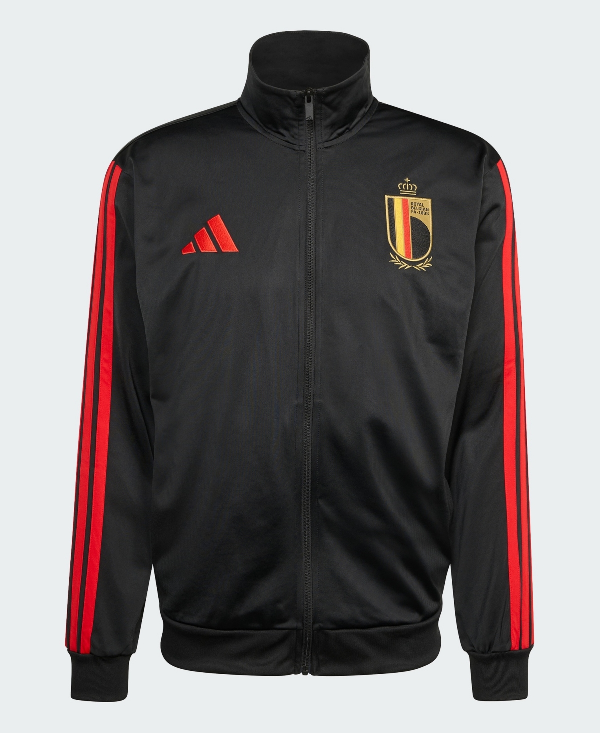 Adidas Men's Black Belgium National Team 2026 World Cup Alphaskin Full-Zip Track Jacket
