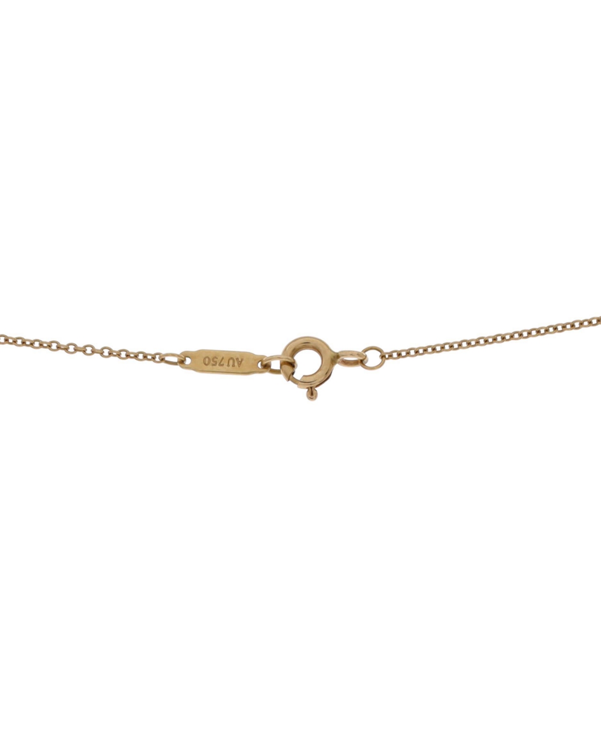 Pre-Owned Tiffany & Co 1837 Bar Pendant Necklace