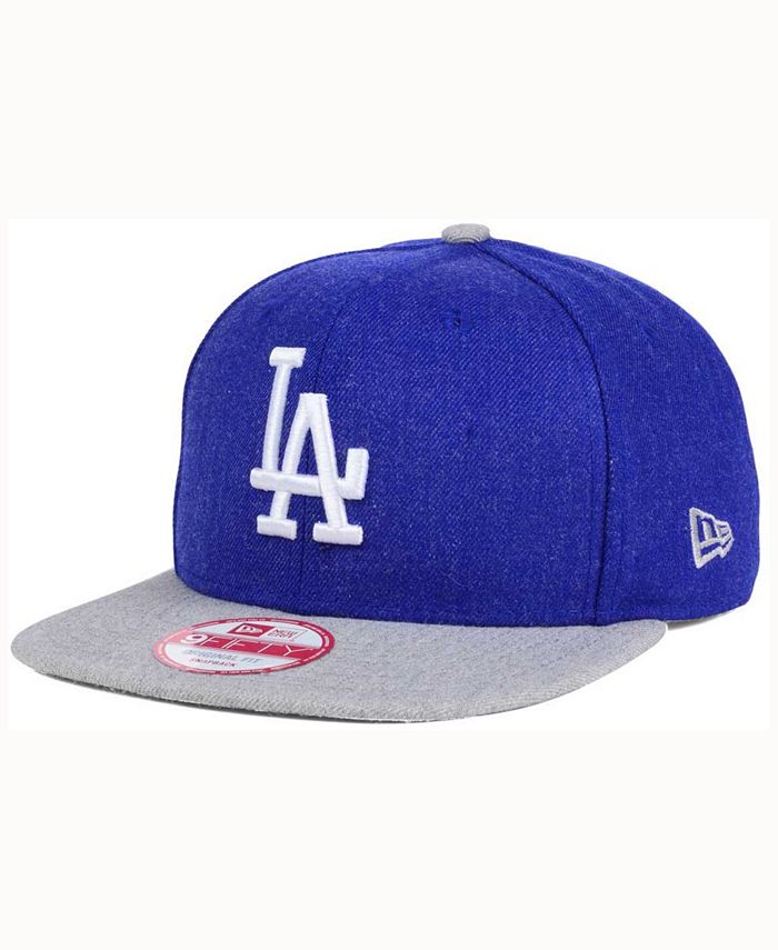 New Era Los Angeles Dodgers Heather 2Tone Snapback Cap & Reviews ...