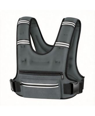 Weighted Vest Adjustable Straps Reflective Running Workout