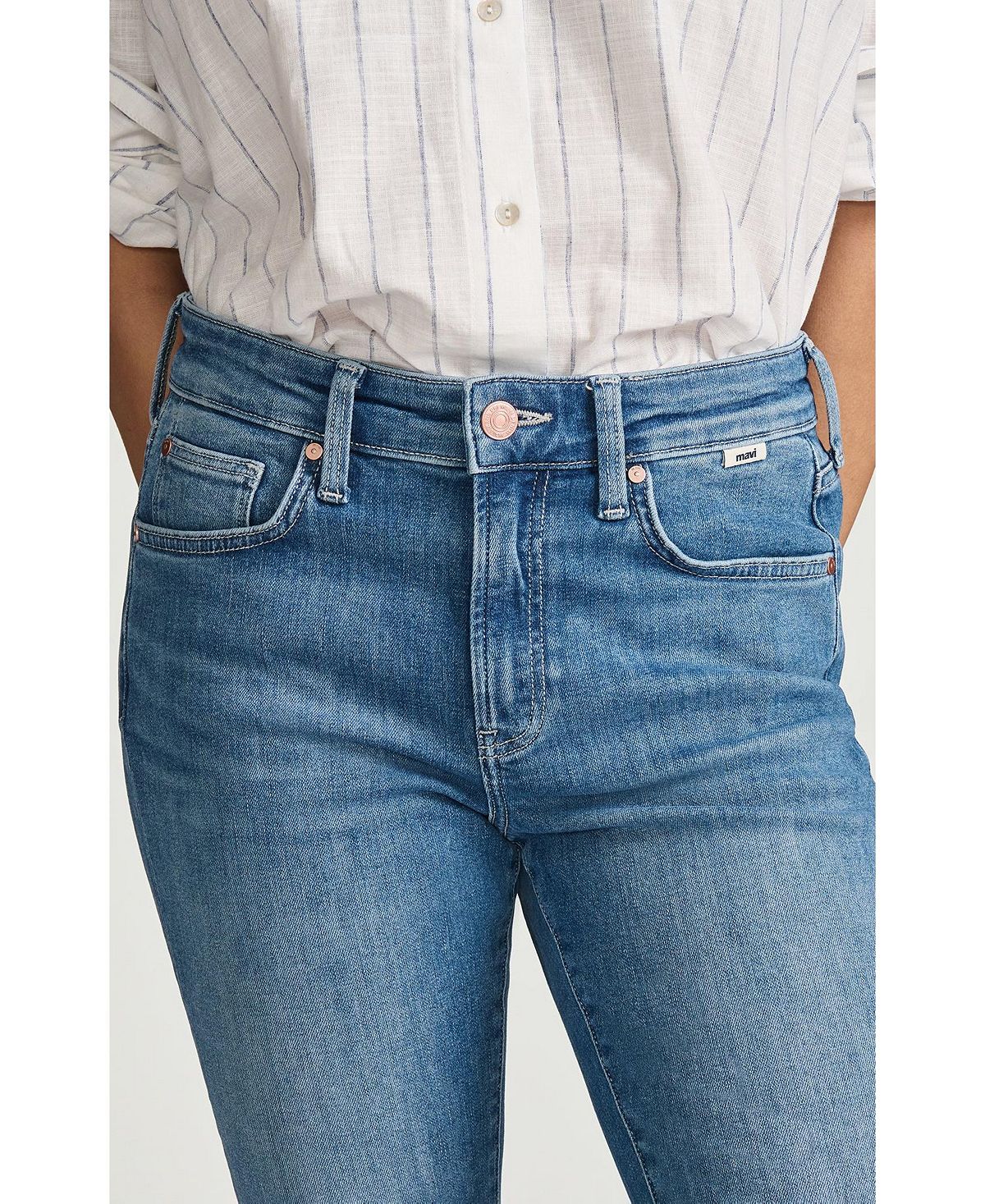 Mavi Jeans Women's Vicky Mid Rise Bootcut Jeans view 4 — MAYCSS fashion products