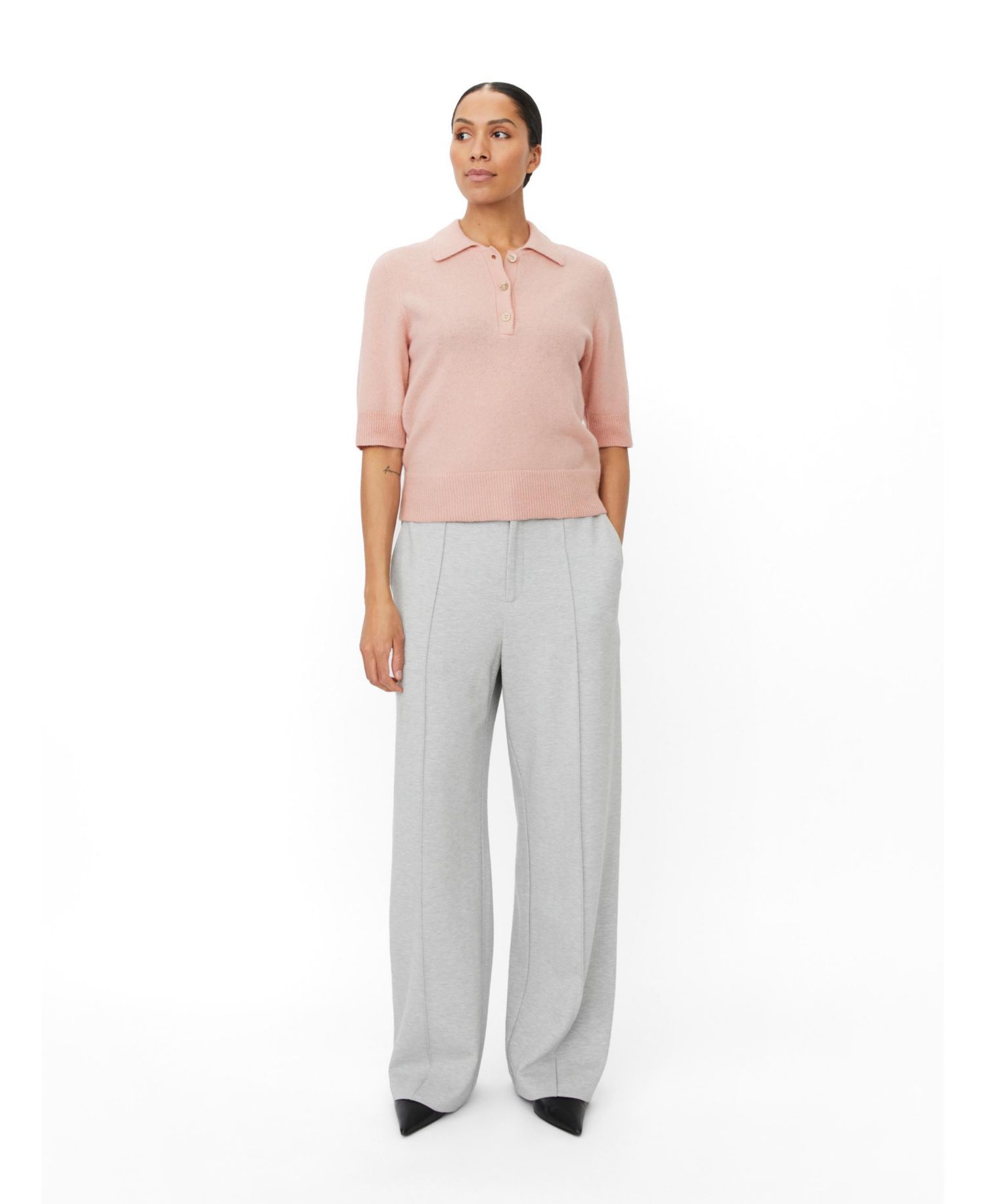 Women's MaFynoria Knitted Polo Sweater
