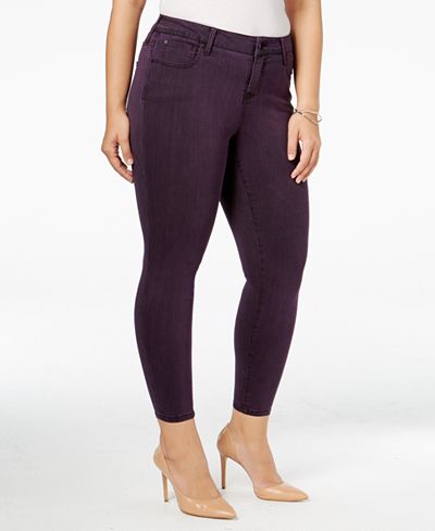 Celebrity Pink Trendy Plus Size Infinite Stretch Overdyed Jeans