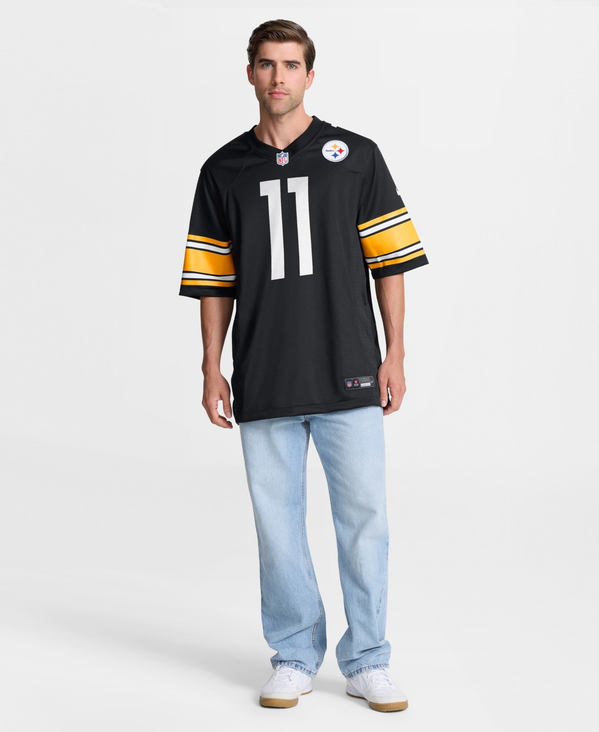 Nike Men's Michael Pittman Jr. Black Pittsburgh Steelers Game Jersey