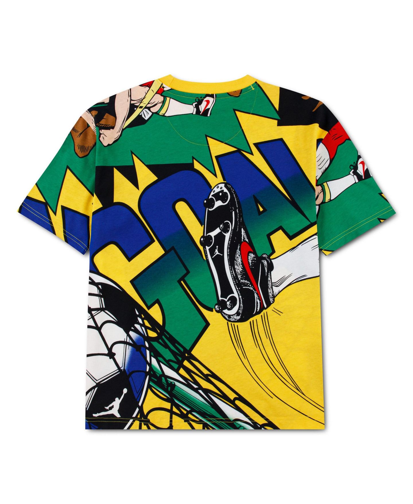 Детская футболка Jordan Yellow Brazil National Team Boxy Goal — фото 2
