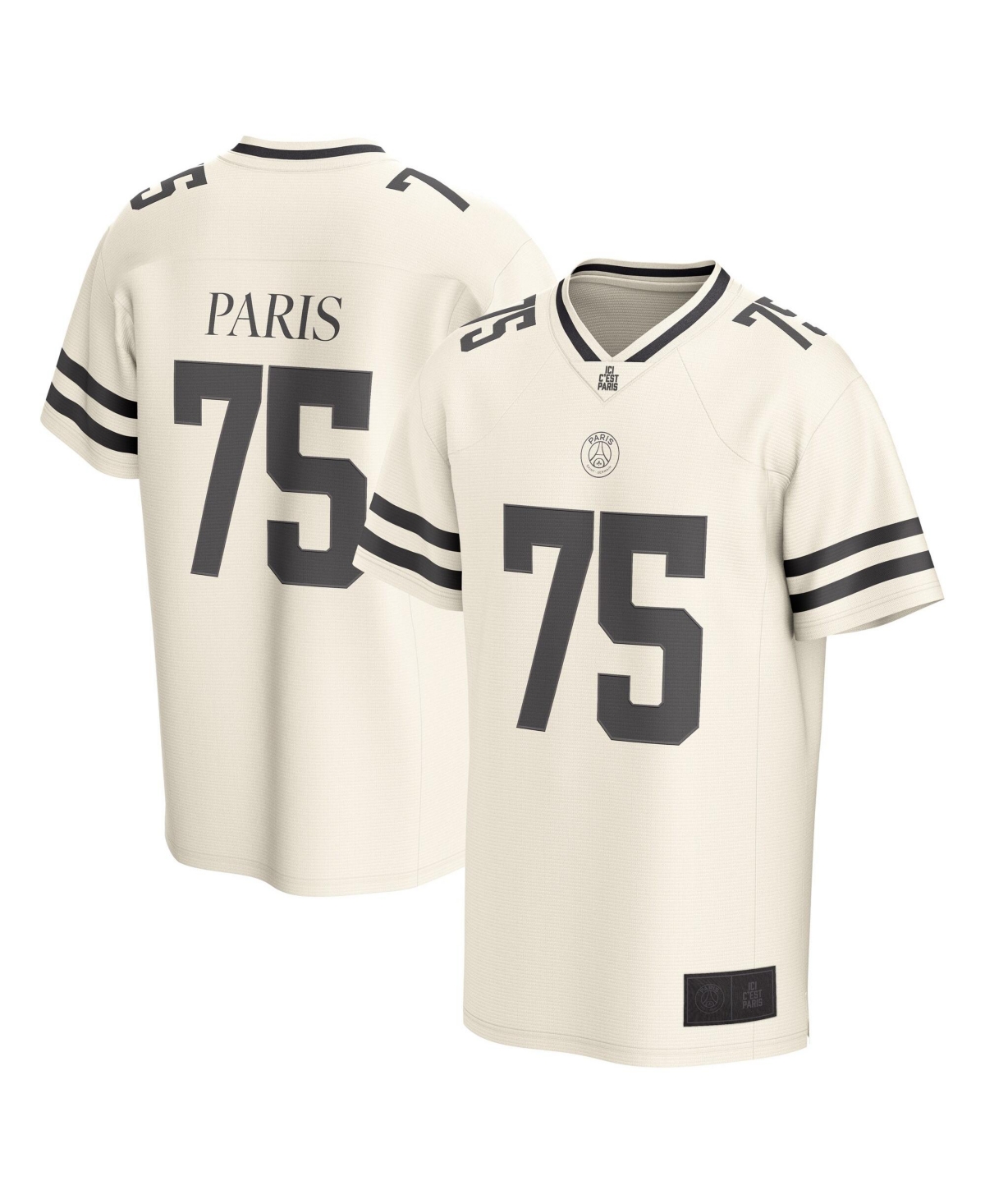 Fanatics Men's Cream Paris Saint-Germain Football Jersey