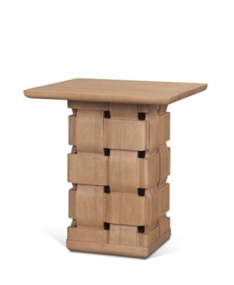 Trellyn 20" Wood Square Accent Table
