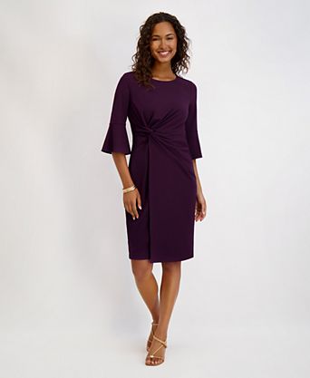 purple work dress Women's Evelyn | Lavender Boucle Suit for Zapaka Women Purple Work Dress
