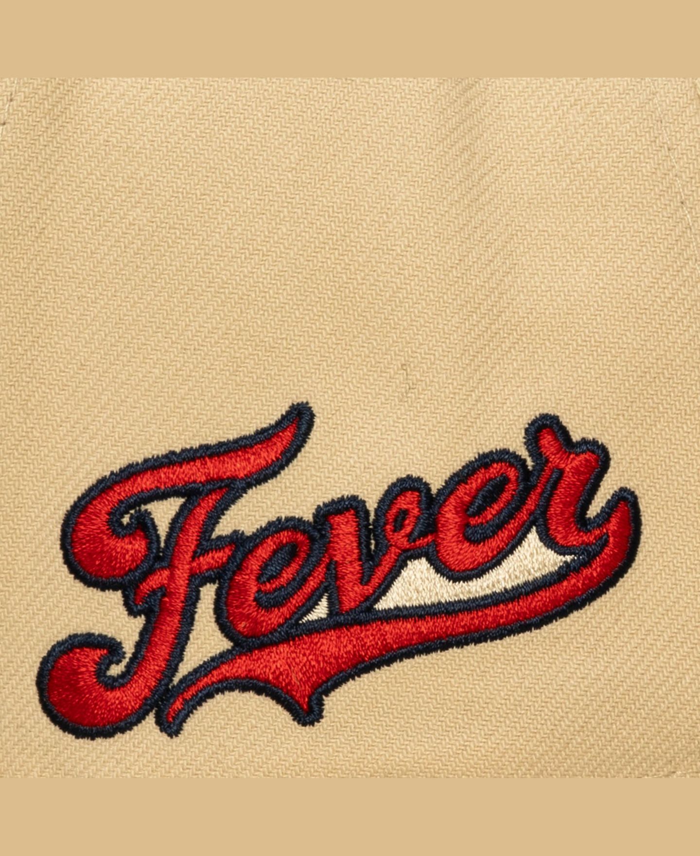 Кепка Mitchell & Ness Khaki/Navy Indiana Fever Pro Pinch Snapback Hat — фото 4