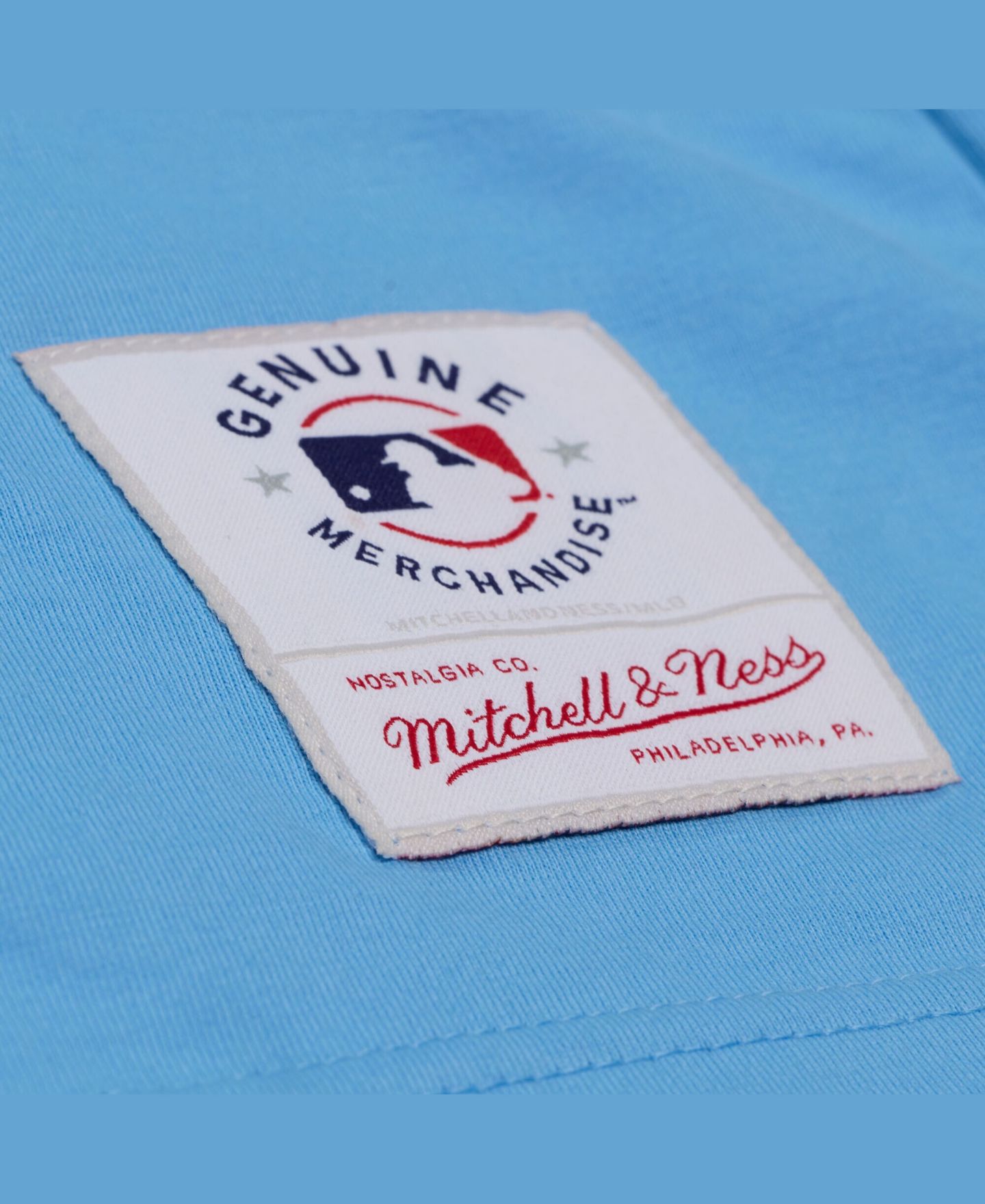 Мужская футболка Mitchell & Ness Light Blue Boston Red Sox Insignia Premium — фото 4