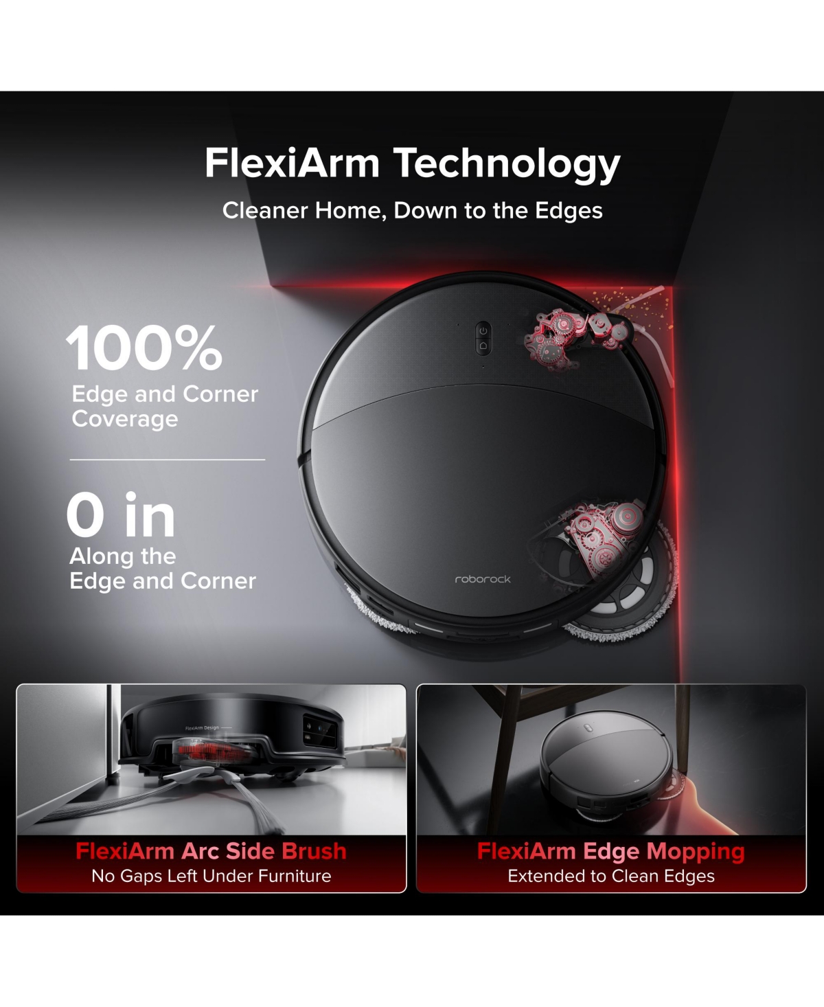 Roborock Saros Thin Self-Lifting Robot Vacuum Pa Suction Hyper Force and Multi-Fuction new RockDock