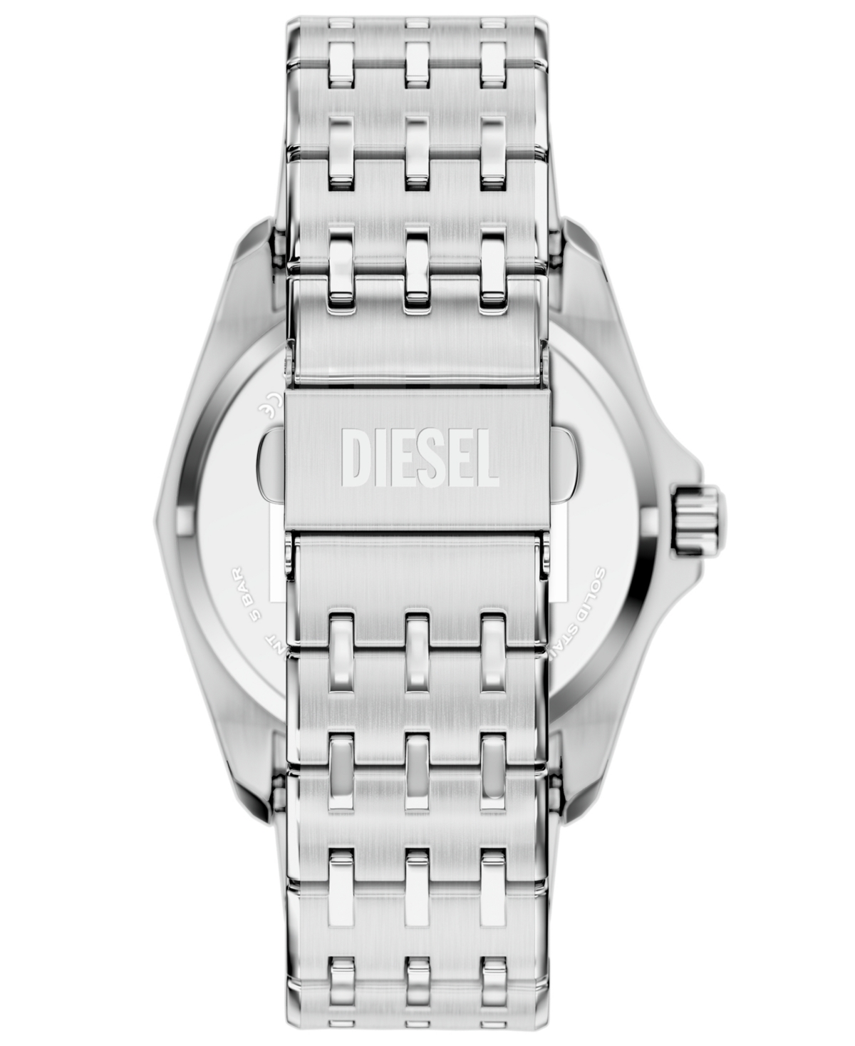 Diesel Men's Stinger Quartz Silver Stainless Steel Watch 44mm