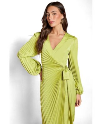wrap dress with v neck Silk Front Tie V-neck Its up to the order and details The Wrap Dress in Linen