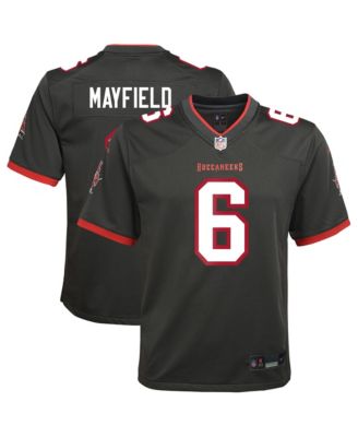 Big Boys and Girls Baker Mayfield Pewter Tampa Bay Buccaneers Game Jersey