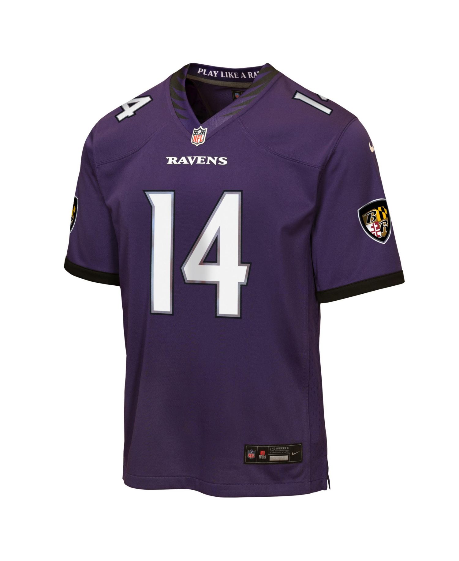 Big Boys and Girls Kyle Hamilton Purple Baltimore Ravens Team Game Jersey