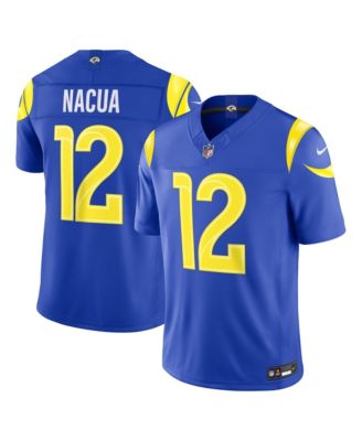 Men's Puka Nacua Royal Los Angeles Rams Vapor F.U.S.E. Stitched Limited Jersey