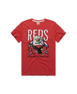 Men's Red Cincinnati Reds America's Pastime Tri-Blend T-Shirt