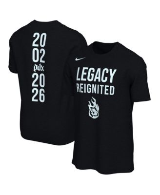 Men's Black Portland Fire Legacy Reignited T-Shirt