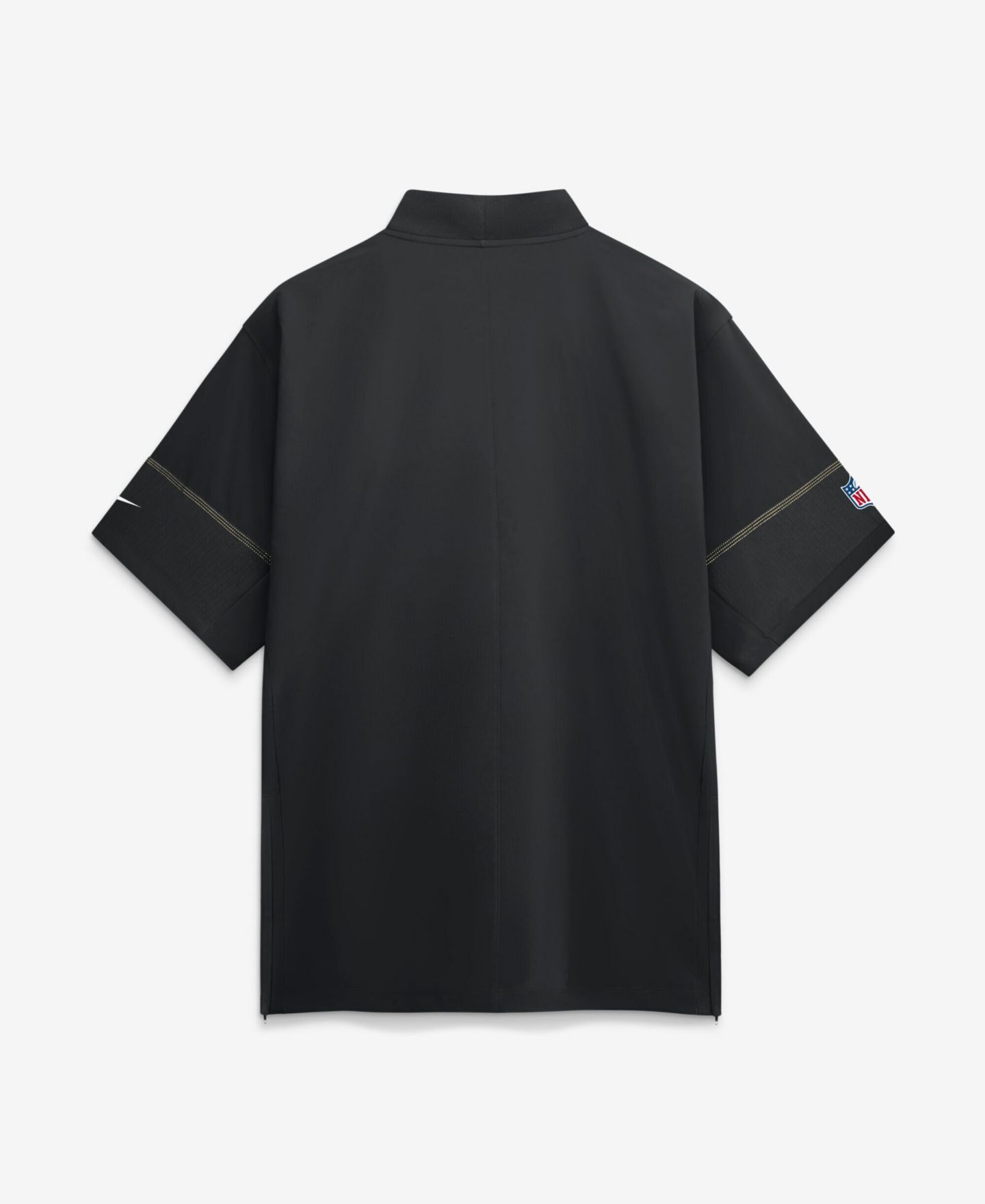Мужская куртка Nike Black New Orleans Saints Sideline Short Sleeve Quarter-Zip Coaches — фото 2