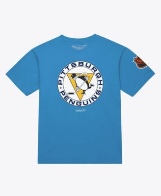 Men's Light Blue Pittsburgh Penguins Core Vintage Logo T-Shirt