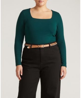 Plus Size Agatha Liquid Jersey Top