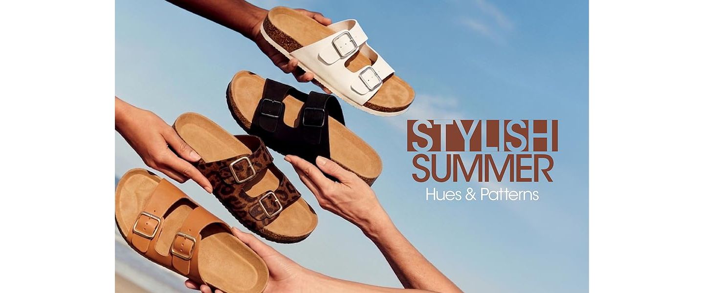Женские сандалии London Rag Gloriosa The Double Strap Slide, цвет: Чёрный нубуковая искусственная кожа — фото 3
